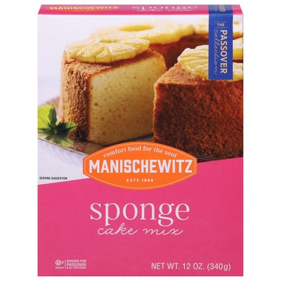 Manischewitz Cake Mix Sponge 12/12 OZ  [UNFI #0122846]