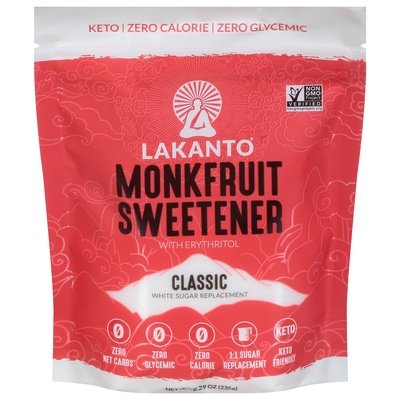 Lakanto White Sugar Replacement Classic Monkfruit Sweetener 10/8.29 OZ [UNFI #2911626] [ebt] T