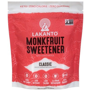 Lakanto White Sugar Replacement Classic Monkfruit Sweetener 10/8.29 OZ [UNFI #2911626] [ebt] T