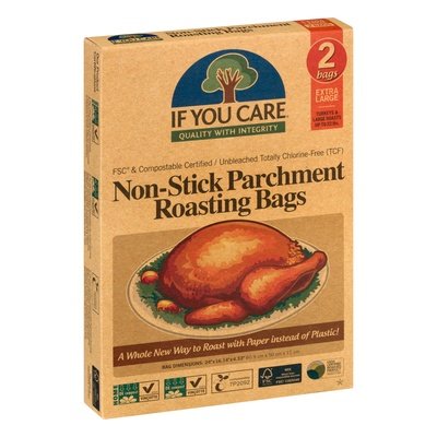 If You Care Roasting Bags Non-Stick Parchment Extra Large 8/2 CT [UNFI #1753375] T
