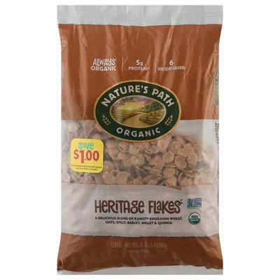 Natures Path Cereal Heritage Flakes 6/32 OZ [UNFI #0471722] [ebt]