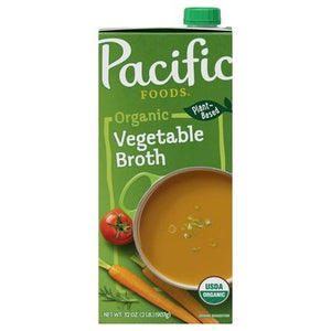 Pacific Foods Vegetable Broth Organic 12/32 OZ [UNFI #0572727] [ebt]