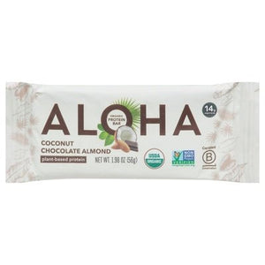 Aloha Protein Bar Organic Coconut Chocolate Almond 12/1.98 Z [UNFI #2734689] [ebt]