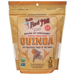 Bobs Red Mill Quinoa Organic Whole Grain 4/26 OZ [UNFI #2269843] [ebt]