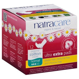 Natracare Pads Ultra Extra Normal 12 CT [UNFI #1600071] T