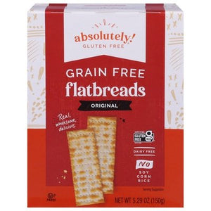 Absolutely Gluten Free Flatbreads Grain Free Original 12/5.29 OZ [UNFI #1079821] [ebt]