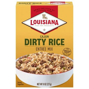 Louisiana Fish Fry Entree Mix Dirty Rice Cajun 6/8 OZ [UNFI #2833507] [ebt]