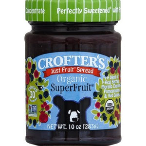 Crofters Fruit Spread Organic Superfruit 6/10 OZ [UNFI #0683102] [ebt]