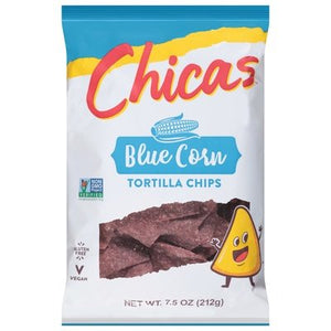 Chicas Tortilla Chips Blue Corn 16/7.5 OZ [UNFI #2863504] [ebt]