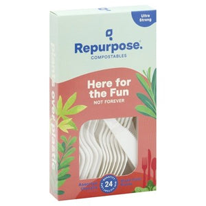 Repurpose Utensils Assorted Ultra Strong Compostables 20/24 CT [UNFI #1445808] T