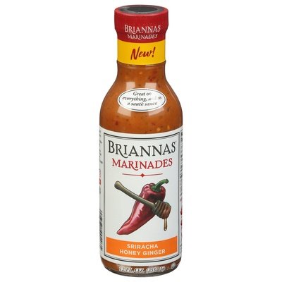 Briannas Marinades Sriracha Honey Ginger 6/12 OZ [UNFI #2921369] [ebt]