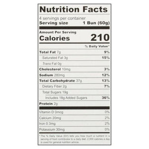 Katz Gluten Free Honey Buns 6/8.5 OZ [UNFI  #2987378]