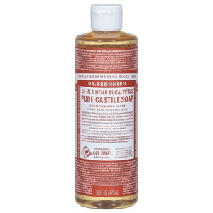 Dr Bronners Soap Pure-Castile 18-In-1 Hemp Eucalyptus 1/16 OZ [UNFI #328906] T