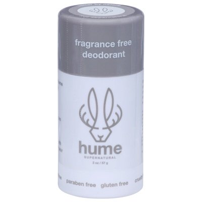 Hume Supernatural Deodorant Fragrance Free 1/2 OZ [UNFI #2885341] T