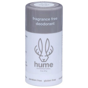 Hume Supernatural Deodorant Fragrance Free 1/2 OZ [UNFI #2885341] T