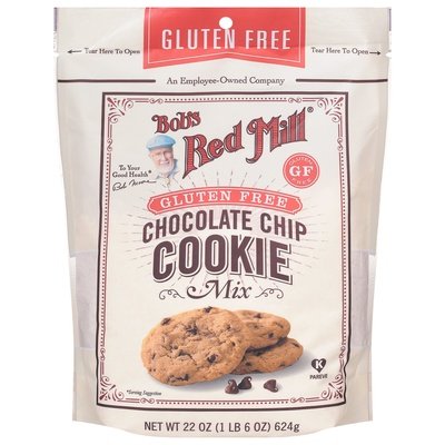 Bobs Red Mill Cookie Mix Gluten Free Chocolate Chip 4/22 OZ [UNFI #2597052] [ebt]