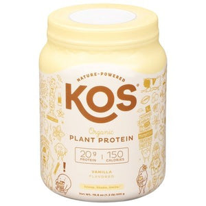 Kos Plant Protein Organic Vanilla Flavored 20.6 OZ [UNFI #2521326] T