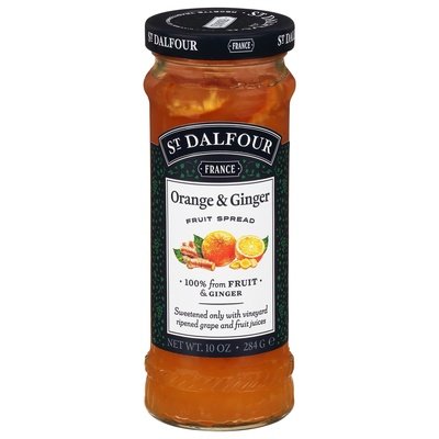 St Dalfour Fruit Spread Orange & Ginger 6/10 OZ [UNFI #321786] [ebt]