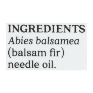 Aura Cacia Pure Essential Oil Balsam Fir Needle Elevating 1/.5 OZ [UNFI #444968] T
