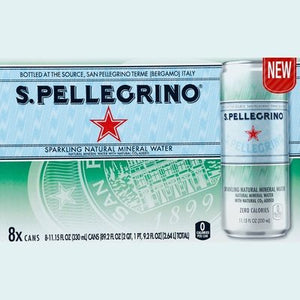 San Pellegrino Sparkling Water Natural Mineral 3/8/11.15Z [UNFI #2346559] [ebt] T