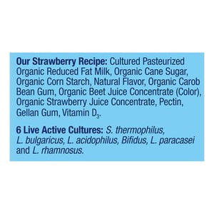 Stonyfield Organic Yogurt Lowfat Organic Strawberry 8/8/2 OZ [UNFI #972455] [ebt]