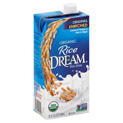 Dream Rice Drink Organic Original Enriched 12/32 OZ [UNFI #3065885] [ebt]