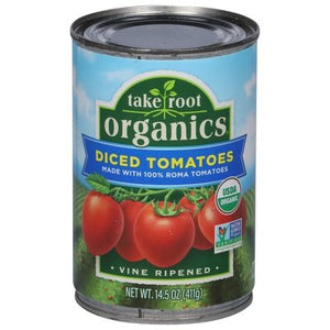 Take Root Organics Tomatoes Diced 12/14.5 Z [UNFI #2941516] [ebt]