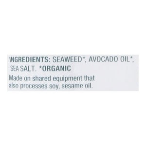 Gimme Seaweed Snacks Sea Salt & Avocado Oil Grab & Go Roasted 30/.14 OZ [UNFI #2945616] [ebt]
