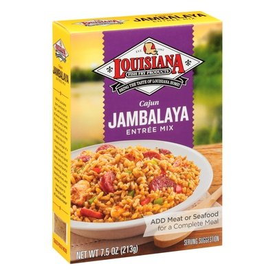 Louisiana Fish Fry Entree Mix Jambalaya Cajun 6/7.5 OZ [UNFI #2833481] [ebt]