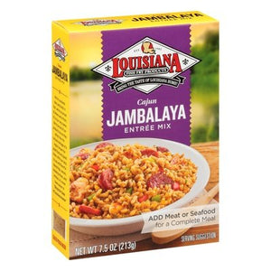 Louisiana Fish Fry Entree Mix Jambalaya Cajun 6/7.5 OZ [UNFI #2833481] [ebt]
