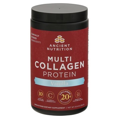 Ancient Nutrition Multi Collagen Protein Vanilla 9 OZ [UNFI #2738789] T