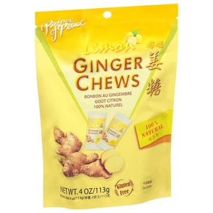 Prince Of Peace Ginger Chews Lemon 4 OZ [UNFI #2448850] [ebt] T