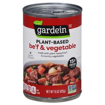 Gardein Soup Bef & Vegetable Plant-Based 12/15 OZ [UNFI #2723930] [ebt]