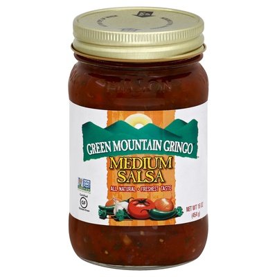 Green Mountain Gringo Salsa Medium 12/16 OZ [UNFI #365064] [ebt]