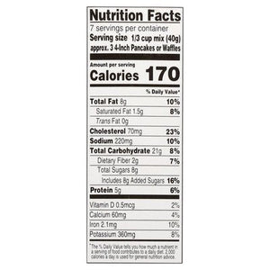 Simple Mills Almond Flour Pancake & Waffle Mix Cocoa Almond Flour 6/10 OZ [UNFI #2951283] [ebt]