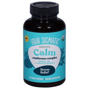 Four Sigmatic Calm Organic Mushroom Complex Vegan Capsules 1/90 CT [UNFI #3011269] T