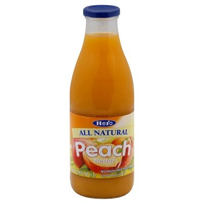 Hero Nectar Peach 6/33.8 OZ [UNFI #0984682] [ebt]