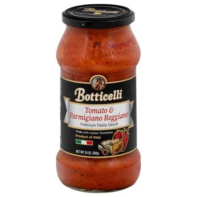 Botticelli Pasta Sauce Premium Tomato & Parmigiano Reggiano 6/24 OZ [UNFI #2804060] [ebt]