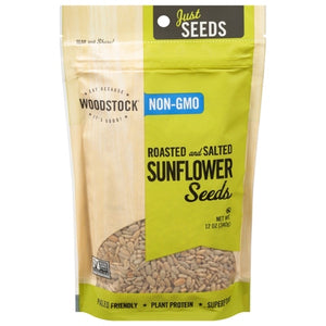 Woodstock Sunflower Seeds Roasted and Salted 8/12 OZ [UNFI #1082577] [ebt]