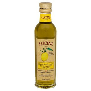 Lucini Italia Olive Oil Extra Virgin Delicate Lemon 6/8.5 OZ [UNFI #568113] [ebt]