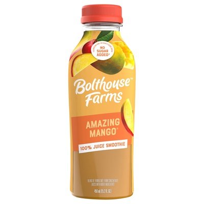 Bolthouse Farms 100% Juice Smoothie Mango 6/15.2 OZ [UNFI #2153476] [ebt] T