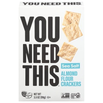 You Need This Almond Flour Crackers Sea Salt 6/3.5 OZ [UNFI #2944114] [ebt]