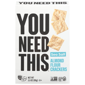 You Need This Almond Flour Crackers Sea Salt 6/3.5 OZ [UNFI #2944114] [ebt]