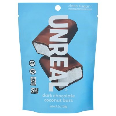 Unreal Coconut Bars Dark Chocolate 6/4.2 OZ [UNFI #2461168] [ebt] T