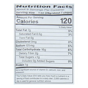 Zacks Mighty Tortilla Chips Organic Sea Salt Organic 9/9 OZ [UNFI #2658904] [ebt]