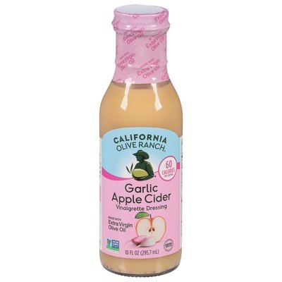 California Olive Ranch Vinaigrette Dressing Garlic Apple Cider 6/10 OZ [UNFI #2830156] [ebt]