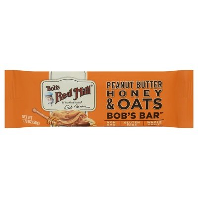 Bobs Red Mill Bobs Bar Peanut Butter Honey & Oats 12/1.76 OZ [UNFI #2529204] [ebt]