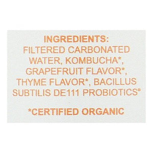 Aqua Seltzer Seltzer Probiotic Grapefruit + Thyme 12/12 OZ [UNFI #2924413] [ebt] T