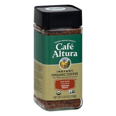 Cafe Altura Coffee Organic Instant Medium Roast 6/3.53 OZ [UNFI #1311539] [ebt]