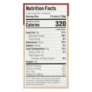 Against The Grain Gourmet Margherita 12 Inch Gluten Free 6/24 OZ [UNFI  #2891489]